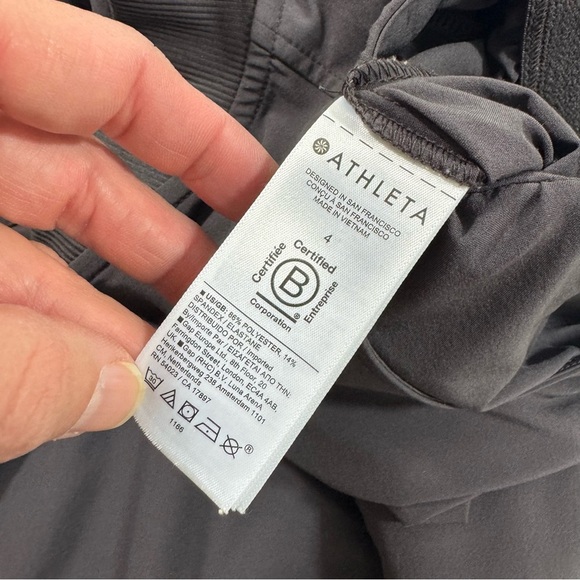 Athleta Brooklyn Utility Jumpsuit Shale Size 4 Athleisure - Picture 7 of 11